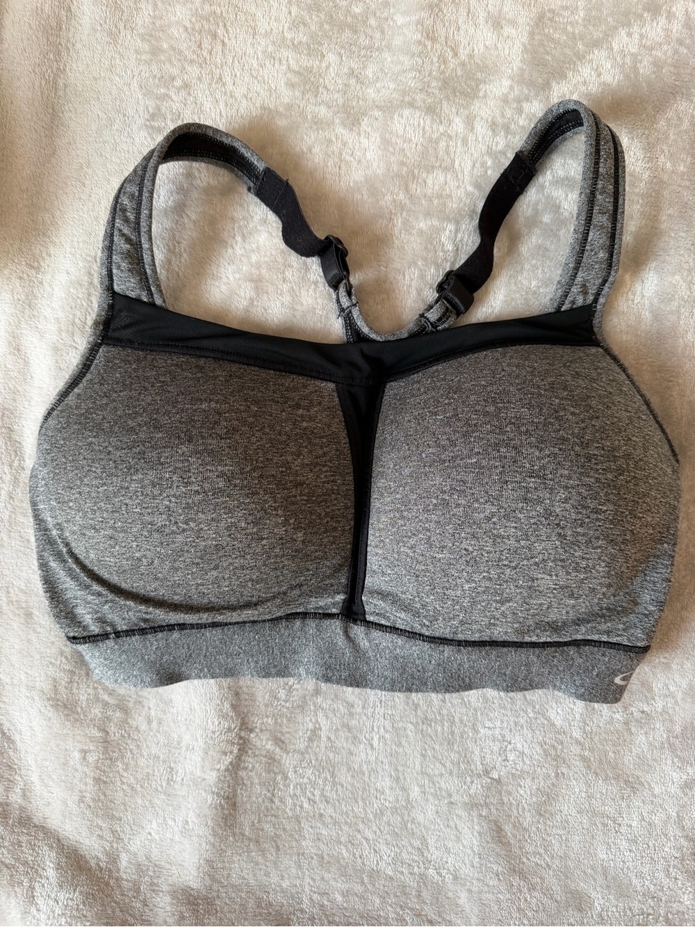 Champion Heather Gray Molded Cup High-Support Sports Bra